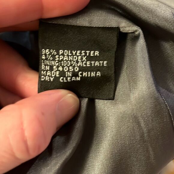 Anne‎ Klein 6P gray suit jacket - Picture 4 of 4